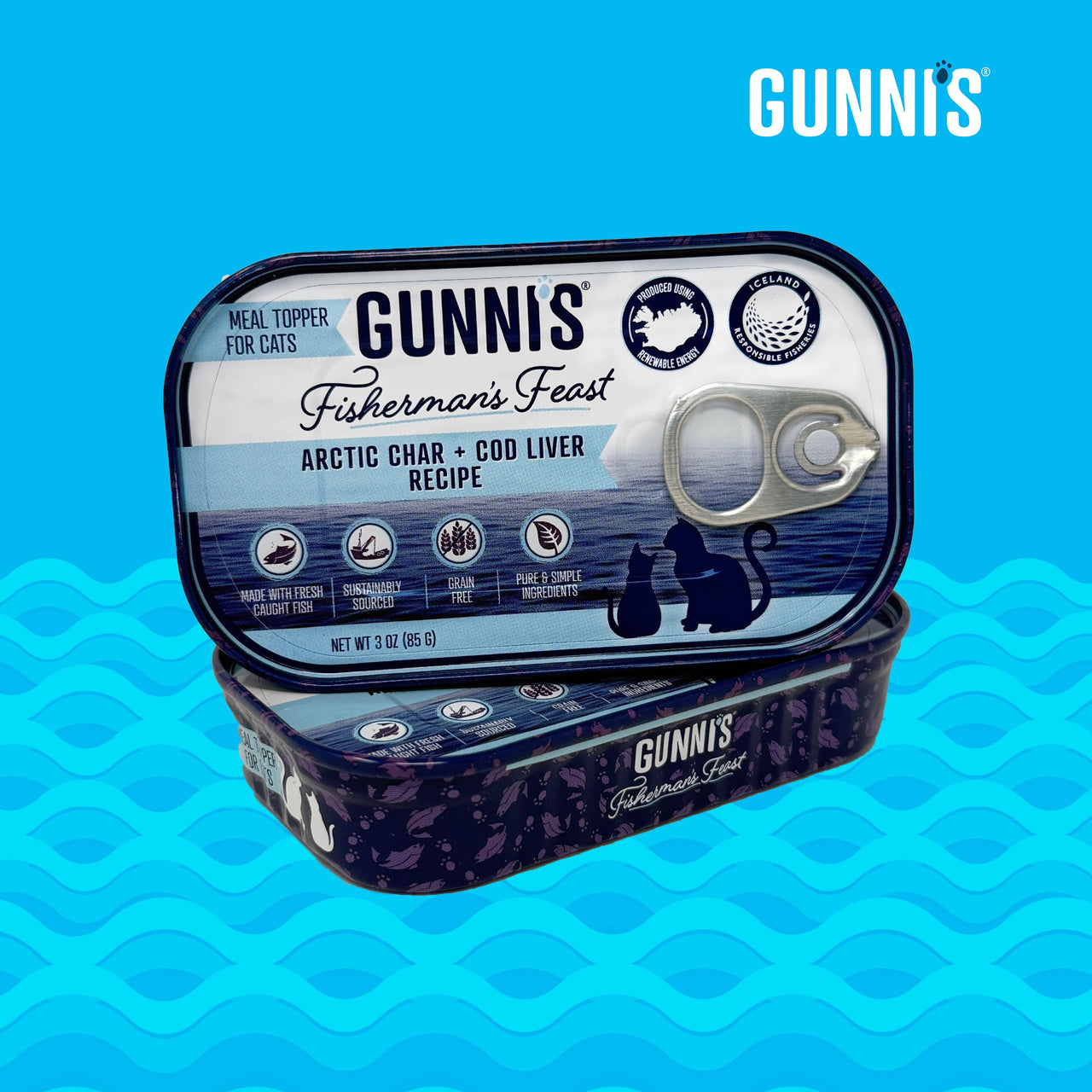 Arctic Char & Cod Liver Recipe 3 Oz Cat Can (85g)