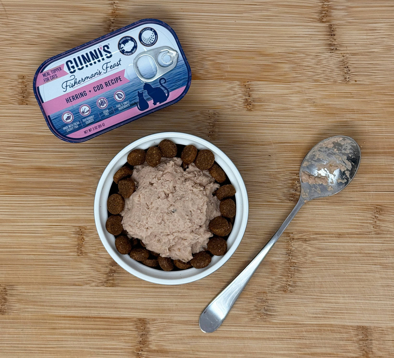 Herring & Cod Recipe 3 Oz Cat Can (85g)