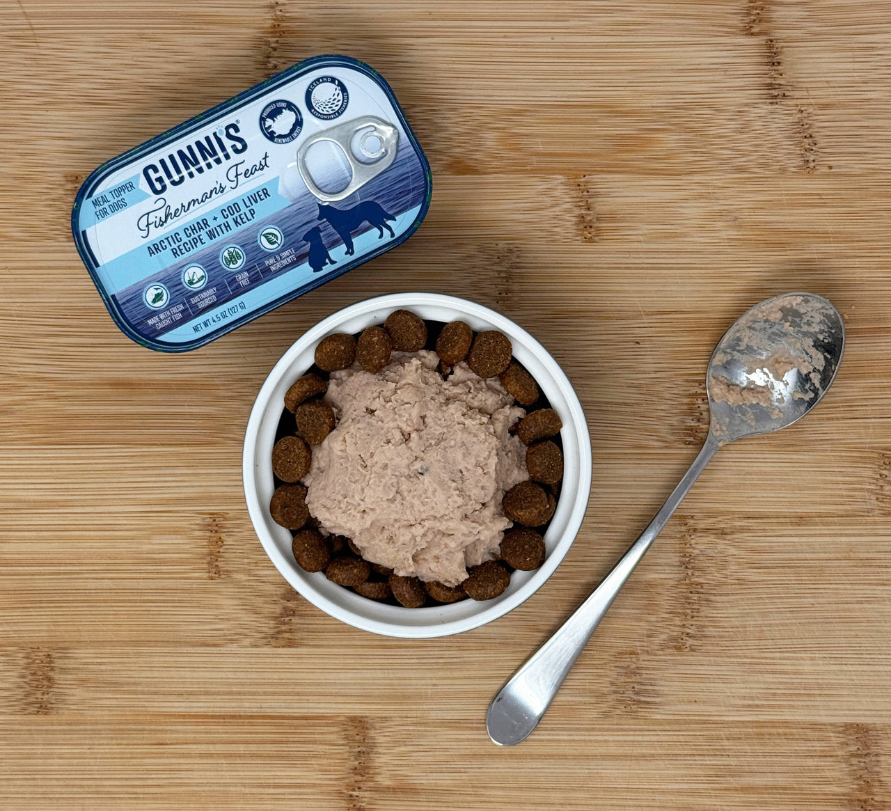 Arctic Char & Cod Liver Recipe with Kelp 4.5 Oz Dog Can (127g)