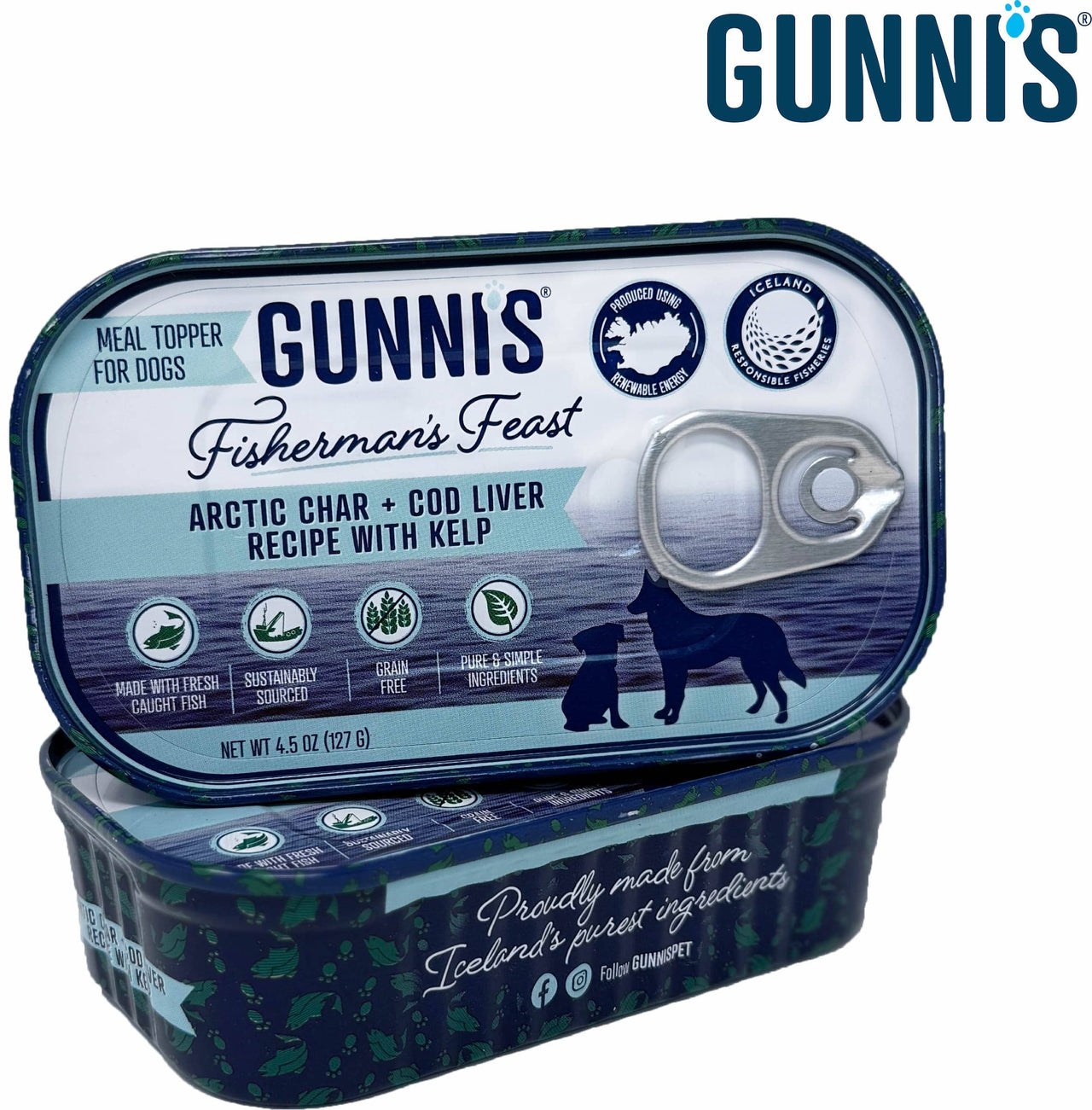 Arctic Char & Cod Liver Recipe with Kelp 4.5 Oz Dog Can (127g)