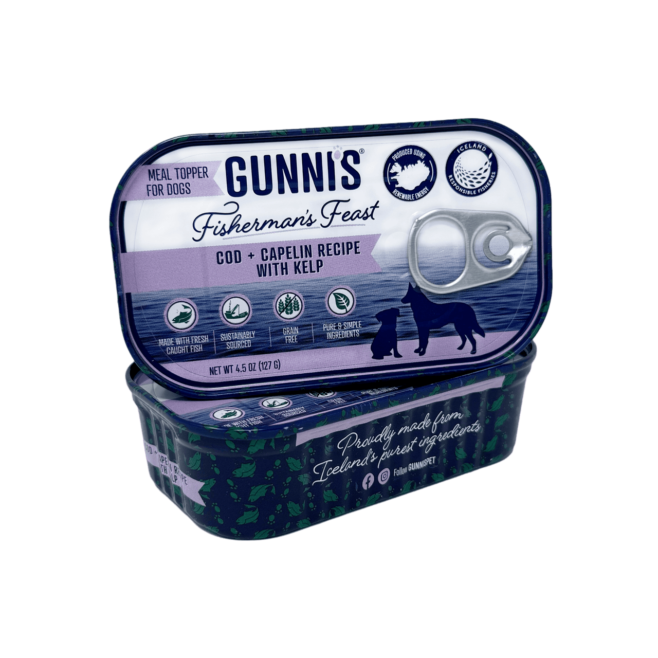 Cod & Capelin Recipe with Kelp 4.5 Oz Dog Can (127g)