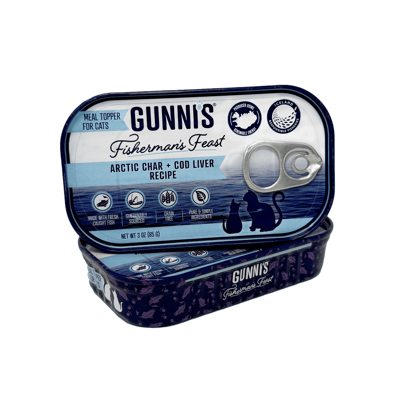 Arctic Char & Cod Liver Recipe 3 Oz Cat Can (85g)