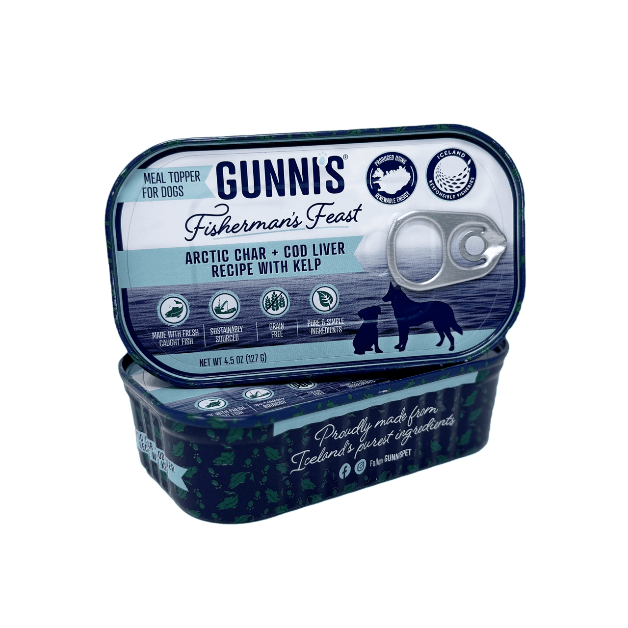 Arctic Char & Cod Liver Recipe with Kelp 4.5 Oz Dog Can (127g)