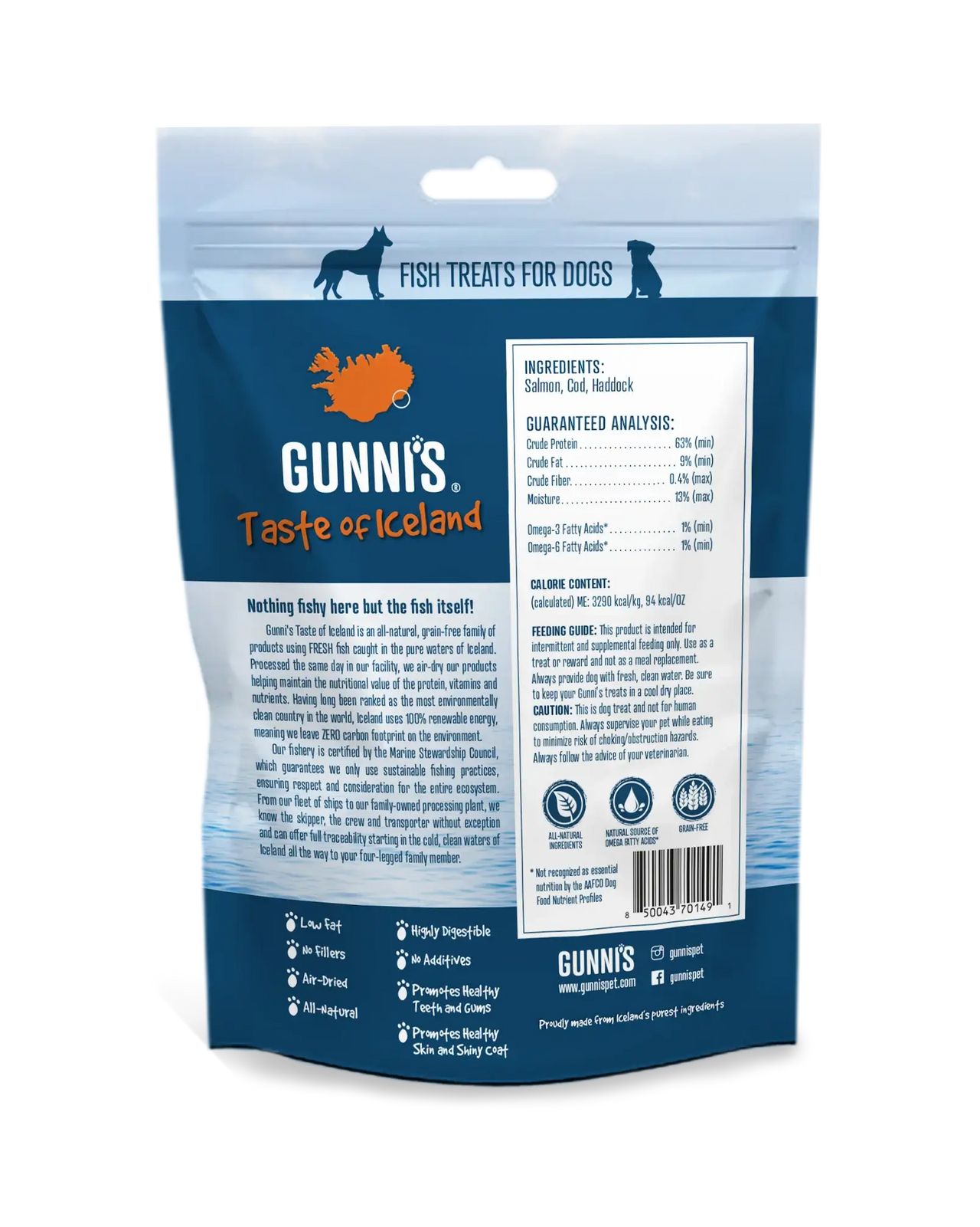 Salmon Recipe Wafers 2.5 Oz bag (71g)