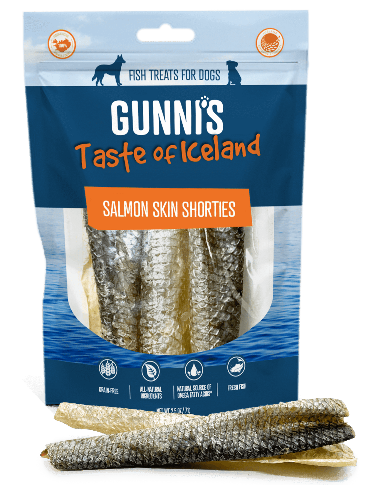 Salmon Skin Shorties 2 Oz (57g)