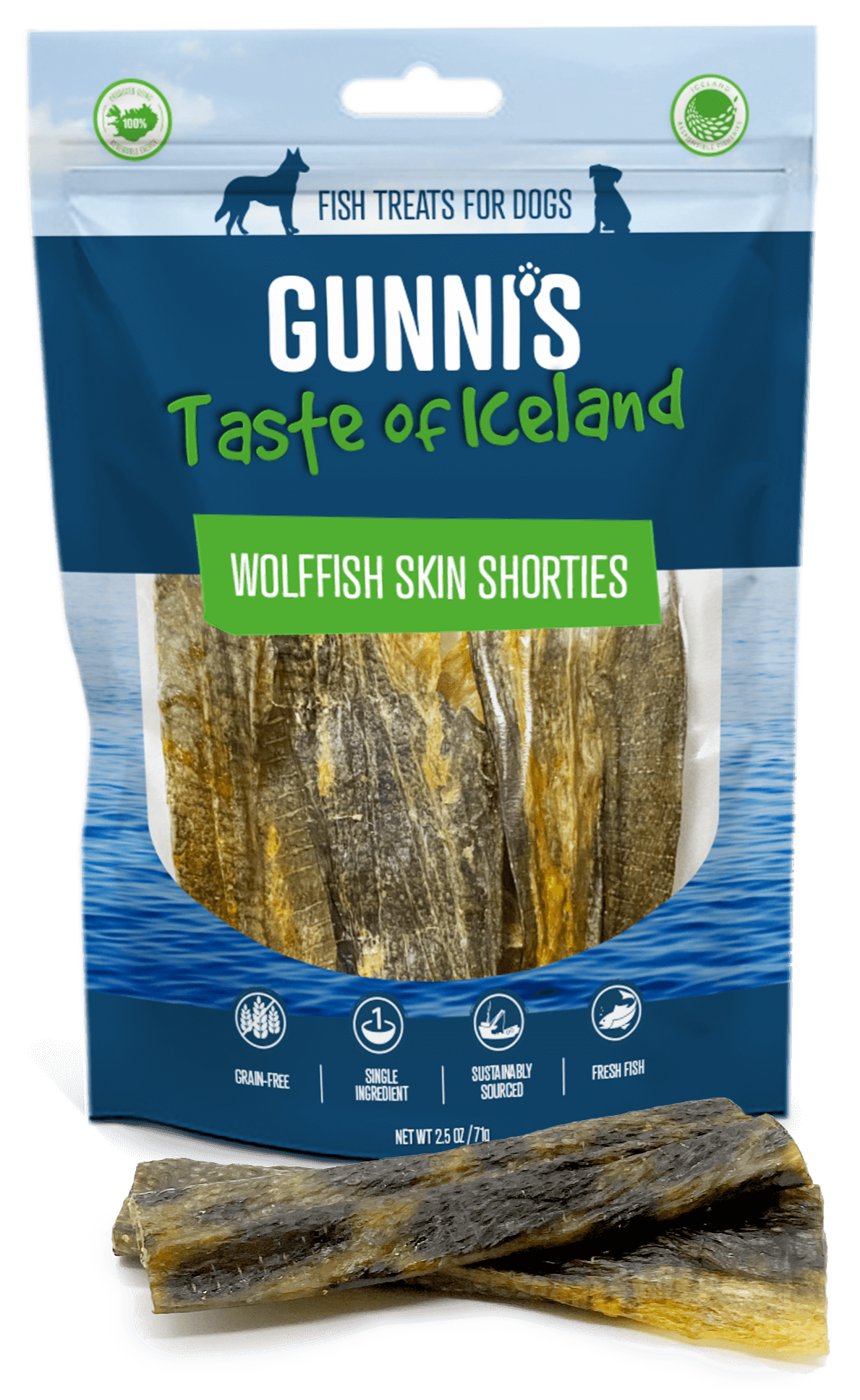 Wolffish Skin Shorties 2.5 Oz (71g)