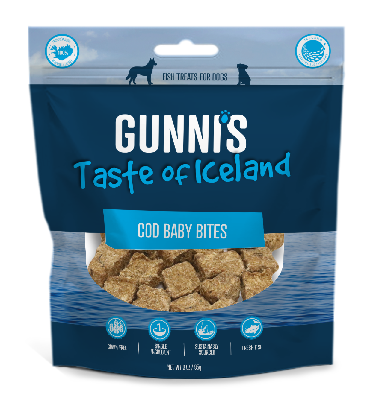 Cod Baby Bites 2.5 Oz bag (71g)